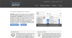 Desktop Screenshot of indexdepot.com